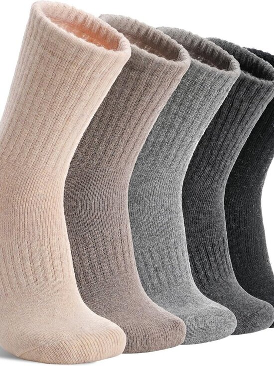 Accessories - 5 Pairs Womens Merino Wool Socks Hiking Warm Winter Thick Thermal Crew Cozy Cabi